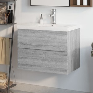 Set masca si lavoar, 60 x 38.5 x 45 cm, gri sonoma