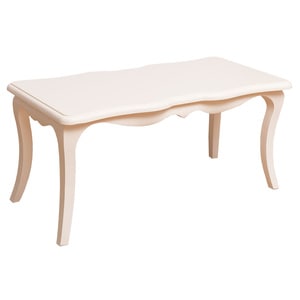 Masuta de cafea "Chic", culoare crem P025, vopsit, 100% lemn masiv