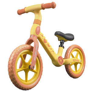 Bicicleta fara pedale pentru copii 2-5 ani Action One Spiky, 12 inch, portocaliu