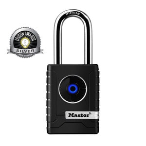 Antifurt MasterLock lacat inteligent cu Bluetooth 56cm Negru