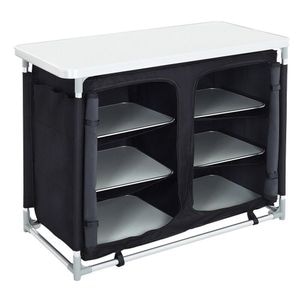Dulap de depozitare TIMELESS TOOLS, 78 x 50 x 100 cm, negru-alb