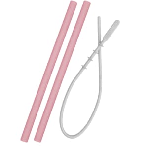 Set Paie Si Perie Minikoioi, 100% Premium Silicone  Pinky Pink
