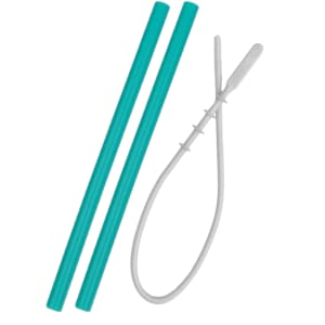 Set Paie Si Perie Minikoioi, 100% Premium Silicone   Aqua Green