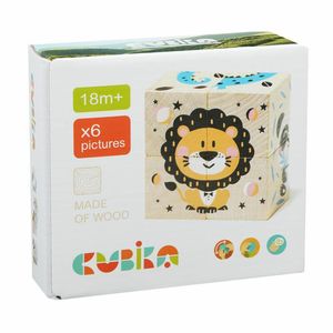 Jucarie din lemn, Cubika, Puzzle din lemn Jungla