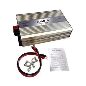 Invertor Long Life 6000 W, sinus pur, 24 V - 220 V pentru panouri solare si auto, inverter unda pura, tir, camion, autocar, rulota, autorulota, testat osciloscop, camper, barca, casa independenta