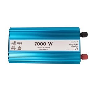 Invertor Long Life 7000 W, sinus pur, 12 V - 220 V, cu telecomanda, panouri solare, rulota, casa, autorulota, duce orice electrocasnic, unda pura