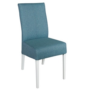 Scaun bucatarie Naturlich Elke, 62 x 44 x 97.5 cm, albastru