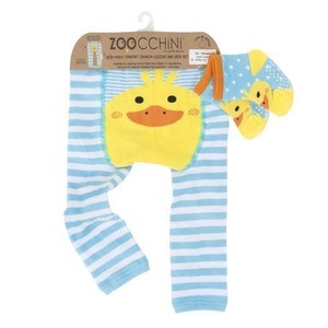 Set pantaloni si soseste antiderapante, Zoocchini, 12-18 Luni  Duck