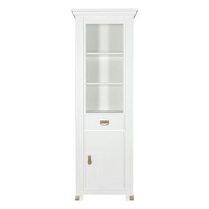 Biblioteca 1 Usa Si 1 Sertar Saint Tropez, Alb, 68.8 Cm