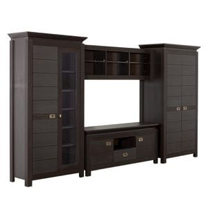 Mobila living Saigon, wenge, 350 x 57 x 195 cm