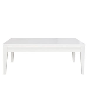 Masa Cafea Verona Bianco Alb, 120 x 75 x 40 Cm