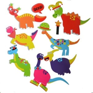Stickere Dinozauri - set de joaca pentru baie