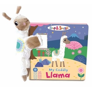 Lama Mea Dragalasa in Cutie - animalut de plus si carticica in limba engleza