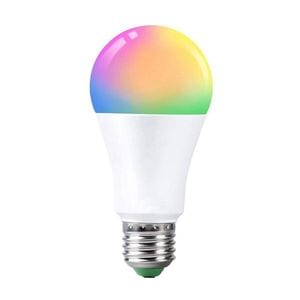 Bec LED Smart RGB SIKS P3, Wi-Fi, E27, 10W, 800 lm, Lumina Alba Si Colorata, Control Vocal, Compatibil Google Assistant, Amazon Alexa