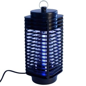 Lampa SIKS cu lumina ultra violeta anti insecte pentru gradina, negru