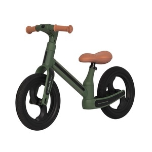Bicicleta de echilibru pliabila Colibro Ciao, fara pedale, roti de cauciuc, 2-5 ani, Forest Green