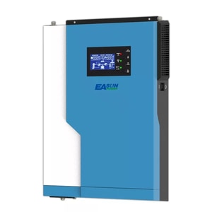 Invertor EASUN solar hibrid Offgrid 24V 3.5KW/ 7Kw Sinus Pur Cu Regulator MPPT 100A si modul WIFI inclus, Alb/Albastru