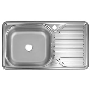 Chiuveta pentru bucatarie Freddo ERT-SN 8002S, Cuva stanga, Inox, 76x42cm