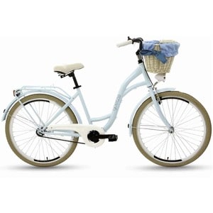 Bicicleta dama Goetze Colorus 1 viteza, Roata 26", 155-180 cm inaltime, Albastru