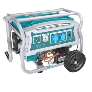 Generator de curent pe benzina TOTAL, 3500W, 7Cp, aprindere la cheie