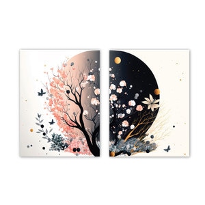 Tablou canvas - Crengi inflorite - 120x80cm