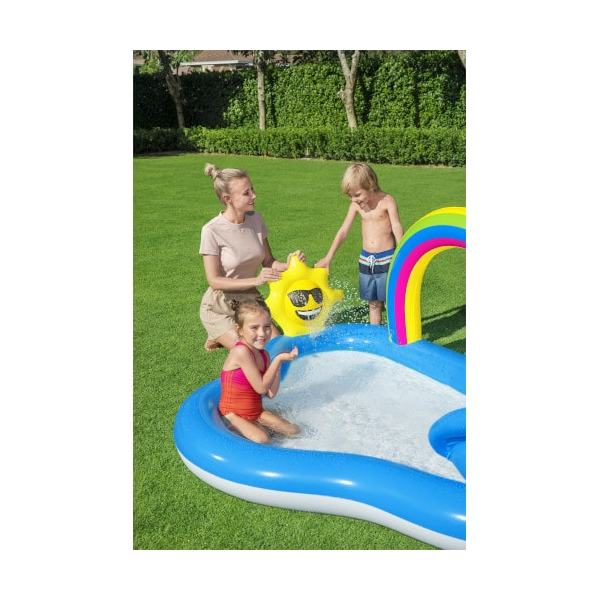 Piscina de Joaca BestWay Rainbow Shine 257 x 145 cm