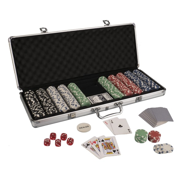 Hip neighbor provide Set Poker Deluxe Master cu 500 Jetoane (11,5 g) servieta aluminiu