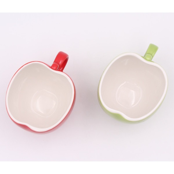 Set 2 cani din portelan in forma de mar, ambalaj cadou, 255ml