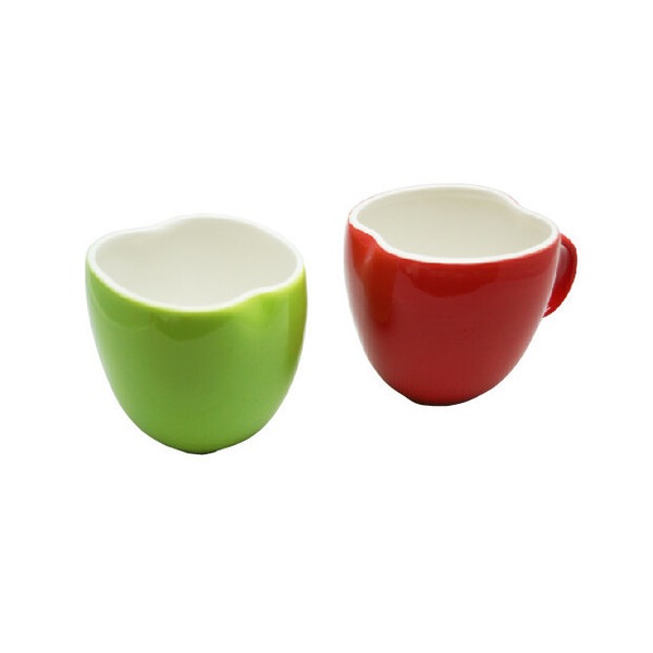 Set 2 cani din portelan in forma de mar, ambalaj cadou, 255ml