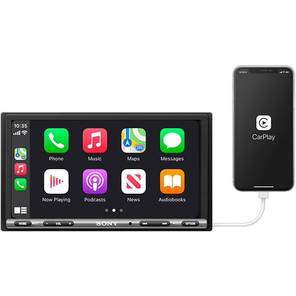 Media receiver auto SONY XAVAX3250, 4 x 55W Touch, Bluetooth, USB, ExtraBass, negru