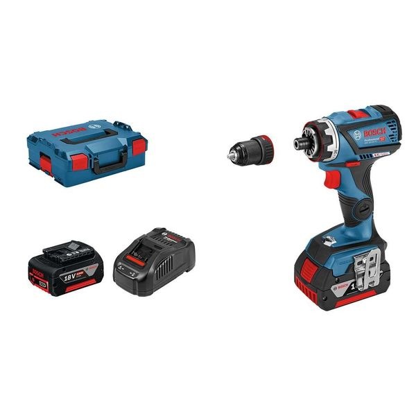 BOSCH Masina de gaurit si insurubat 60Nm GSR 18V 60 FC cu 1 adaptor cu 2
