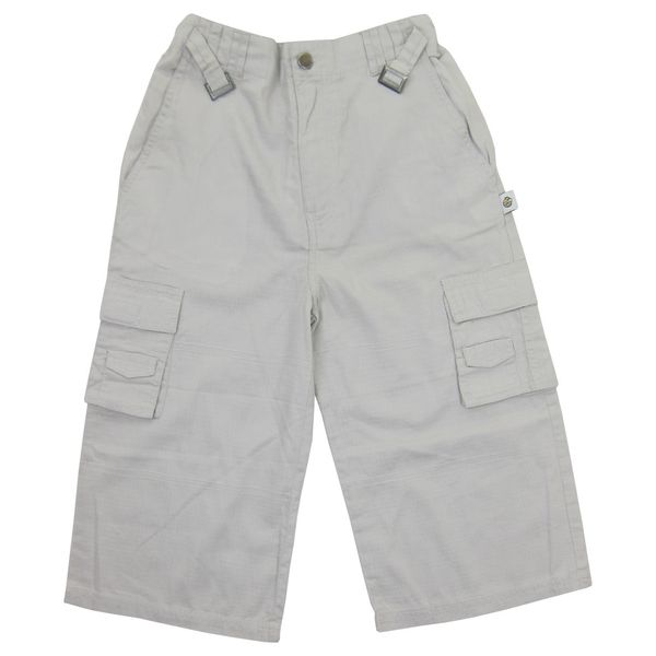 Pantaloni trei sferturi baieti, Primii Pasi, 4039, gri, 10 ani