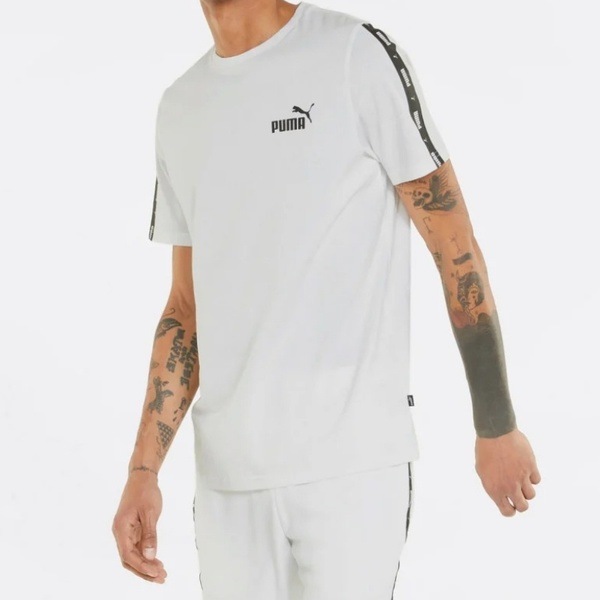 Tricou Puma Essentials Tape Alb 4XL