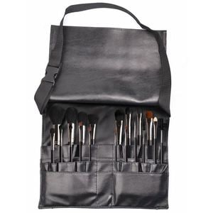 Set 18 pensule machiaj, in suport tip sort, Negru