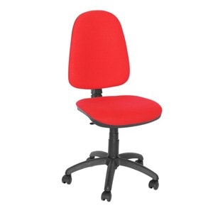 Scaun DacEnergy, rotativ, ergonomic, reglabil pe inaltime, dimensiuni 115x47x57 cm, tapiterie din stofa, culoare rosu