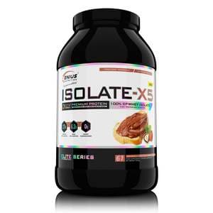 Proteine din zer Isolate-X5 Chocotelly Spread 2000g, Pudra Genius Nutrition pentru masa musculara cu aroma de Ciocolata