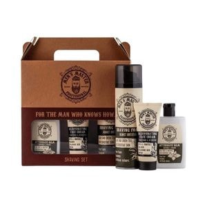 Set cadou barbati Men's Master Shaving Gift, Spuma de ras Aloe and Green Tea 200ml, After shave Tea Tree and Menthol 120ml, Crema de fata Rejuvenating Face Cream 75ml