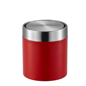 Cos de gunoi pentru masa Eko, Fandy, 920474, 1.5 l, capac cu inchidere automata, silentios, ergonomic, usor de golit, rosu