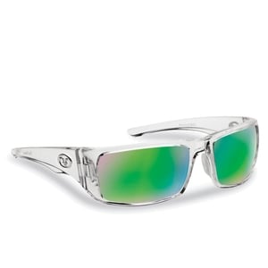 Flying Fisherman Morocco Crystal Amber Green Sunglasses