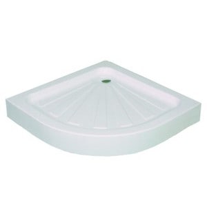 Cadita de dus semirotunda Italbox, 90x90 cm, Acril