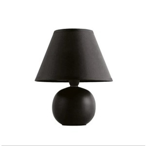 Veioza Decorativa Ceramica, Negru, 1xE14, 180x220mm, 40 W, Esik
