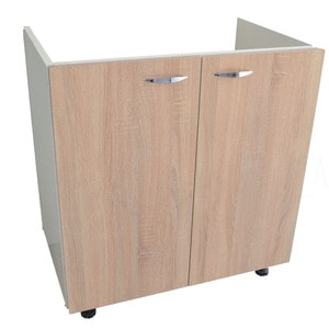 Masca bucatarie bucatarie Mia, PAL, 80 x 51 x 87 cm, alb-crem