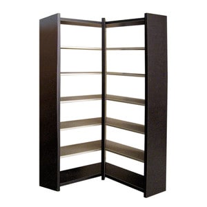 Biblioteca CHESSEL, wenge-mesteacan, 90 x 30 x 205 cm
