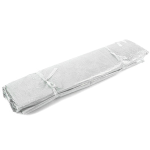Folie protectie solar de gradina DacEnergy, folie PE 140g/m2, 8 ferestre cu plase de tantari, 450 x 300 x 200 cm, 13,5 m2, alb