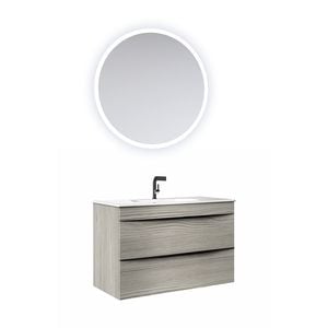 Set mobilier baie Orka Vento, 80 cm, 3 piese, Dublin