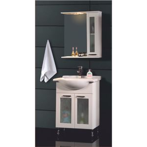 Set mobilier Venus Alb 3 piese 65 cm