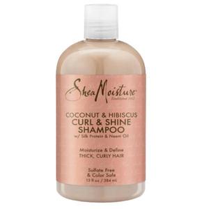 Shea Moisture Coconut&Hibiscus Curl&Shine Shampoo, 384 ml