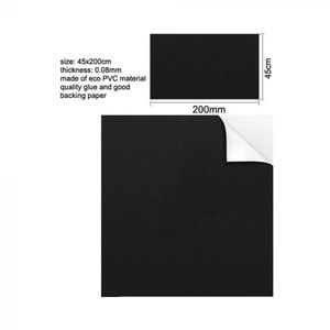 Sticker Blackboard, 200 x 45 cm, negru