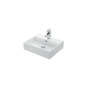 Lavoar Celesta Urban 50, 50 x 42 x 14 cm, montaj pe blat, orificiu baterie, ceramica, alb