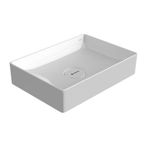 Lavoar Celesta Toronto, 50 x 36 x 11 cm, montaj pe blat, ceramica, alb